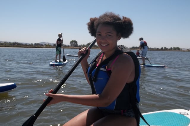 Paddling Bay Area California