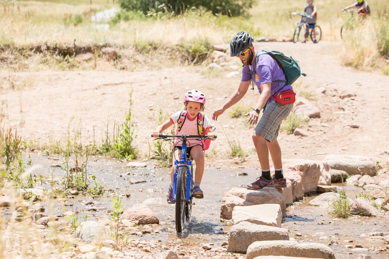 kids mountain biking