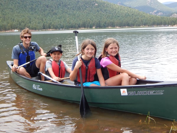 canoeing summer camp