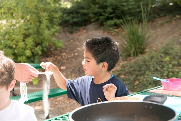 outdoor cooking with kids