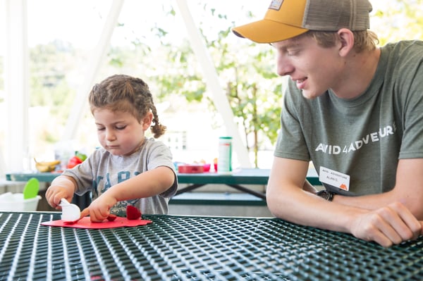 outdoor cooking with kids