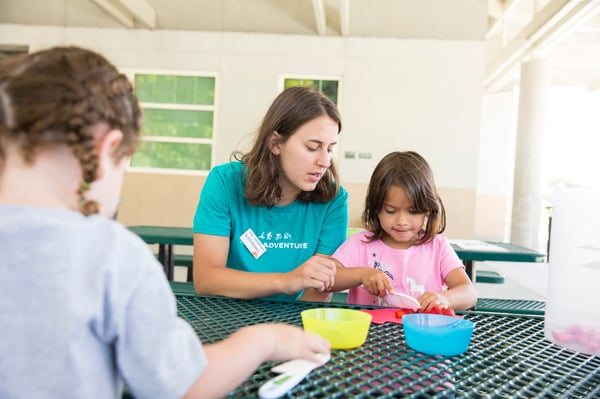 outdoor cooking with kids