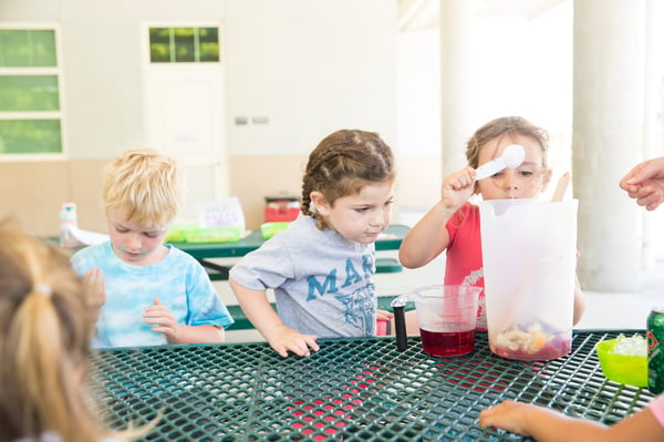 outdoor cooking with kids