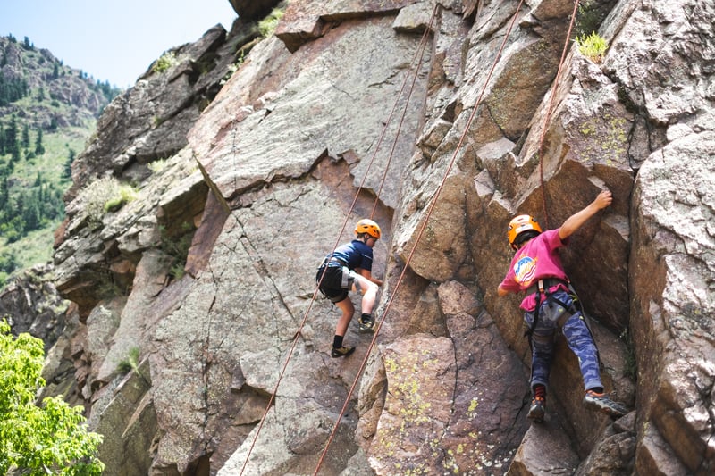 rock climbing camp in colorado