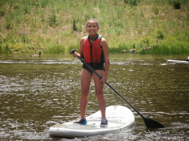 paddleboarding kids