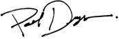 Paul Dryer Signature