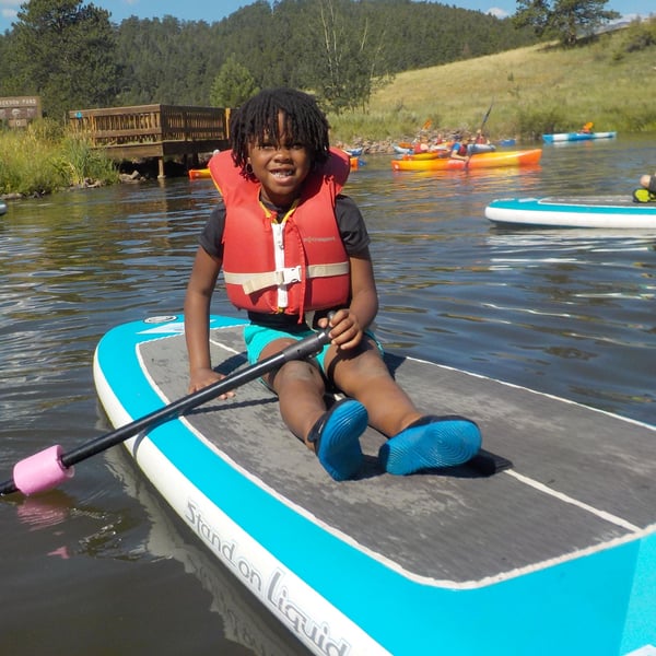 overnight camp paddling